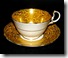Gold Cup saucer filligree